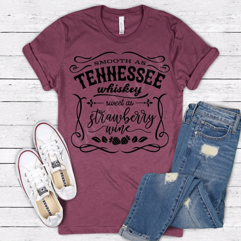 Smooth As Tennessee Whiskey Graphic Tee