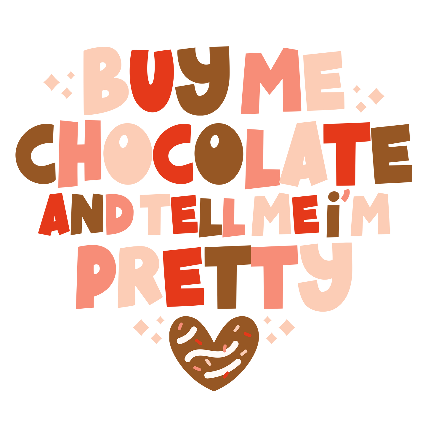 Buy Me Chocolate on Ash Long Sleeve Tee