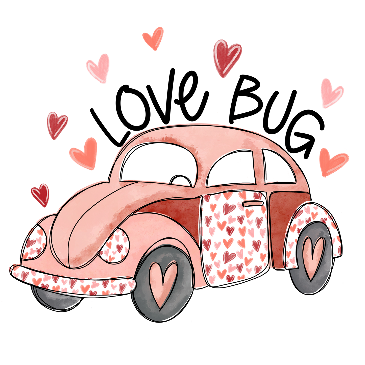 Love Bug on Mint Tee